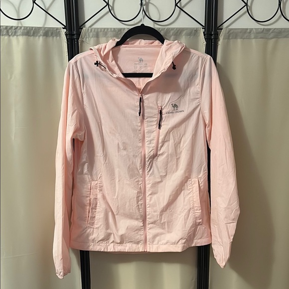 Camel Crown light pink hooded jacket - Picture 1 of 6